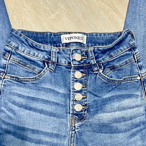 VIP Ones Button Fly Skinny Jeans Size 0 Women’s - Picture 4 of 12